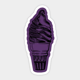 Ice Cream Swirl Sticker